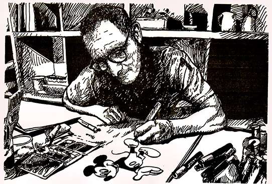 Portrait de Sacha Schwarz by Sacha sacha schwarz artiste peintre dans son atelier